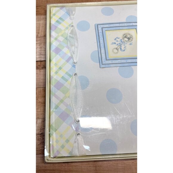 C.R. Gibson Thank Heaven For Little Boys Memory Book With Decorative Pages & Kee - Picture 3 of 5